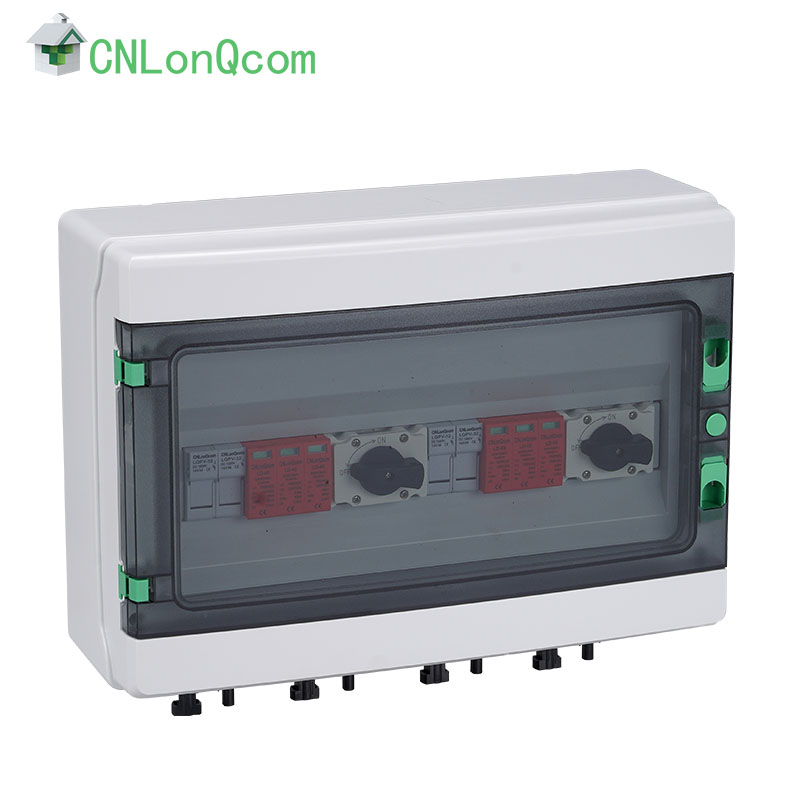 Hộp nhựa kết hợp DC1000V 2 vào và 2 ra