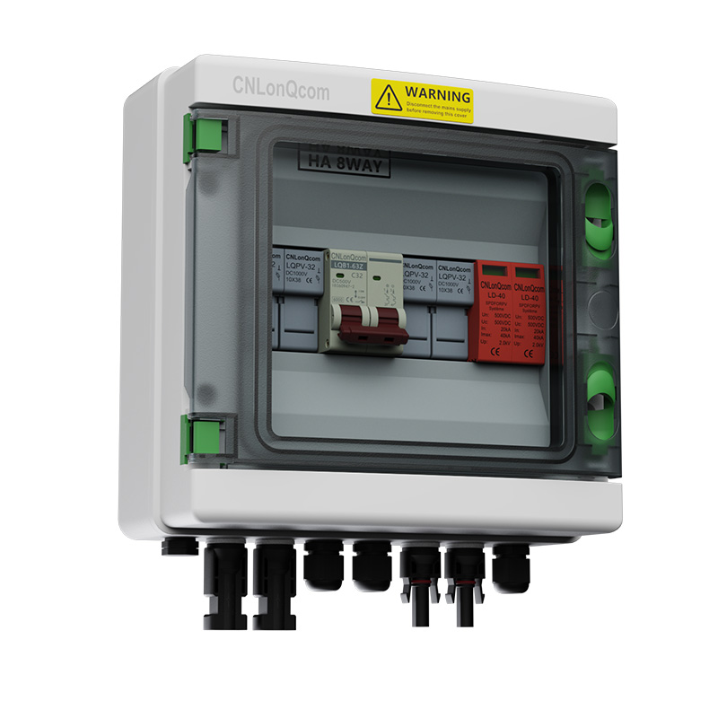 PV Combiner Hộp 2 trong 1 OUT DC500V