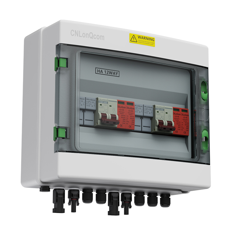 PV Combiner Hộp 2 trong 2 OUT DC500V