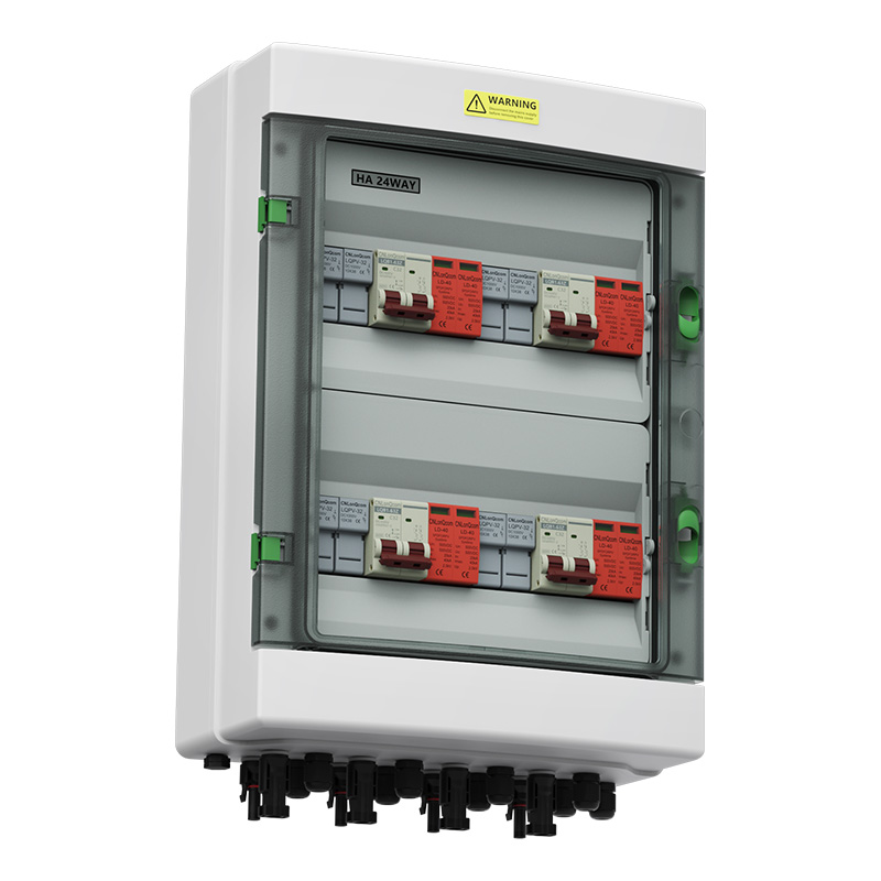 PV Combiner Hộp 4 trong 4 Out DC500V